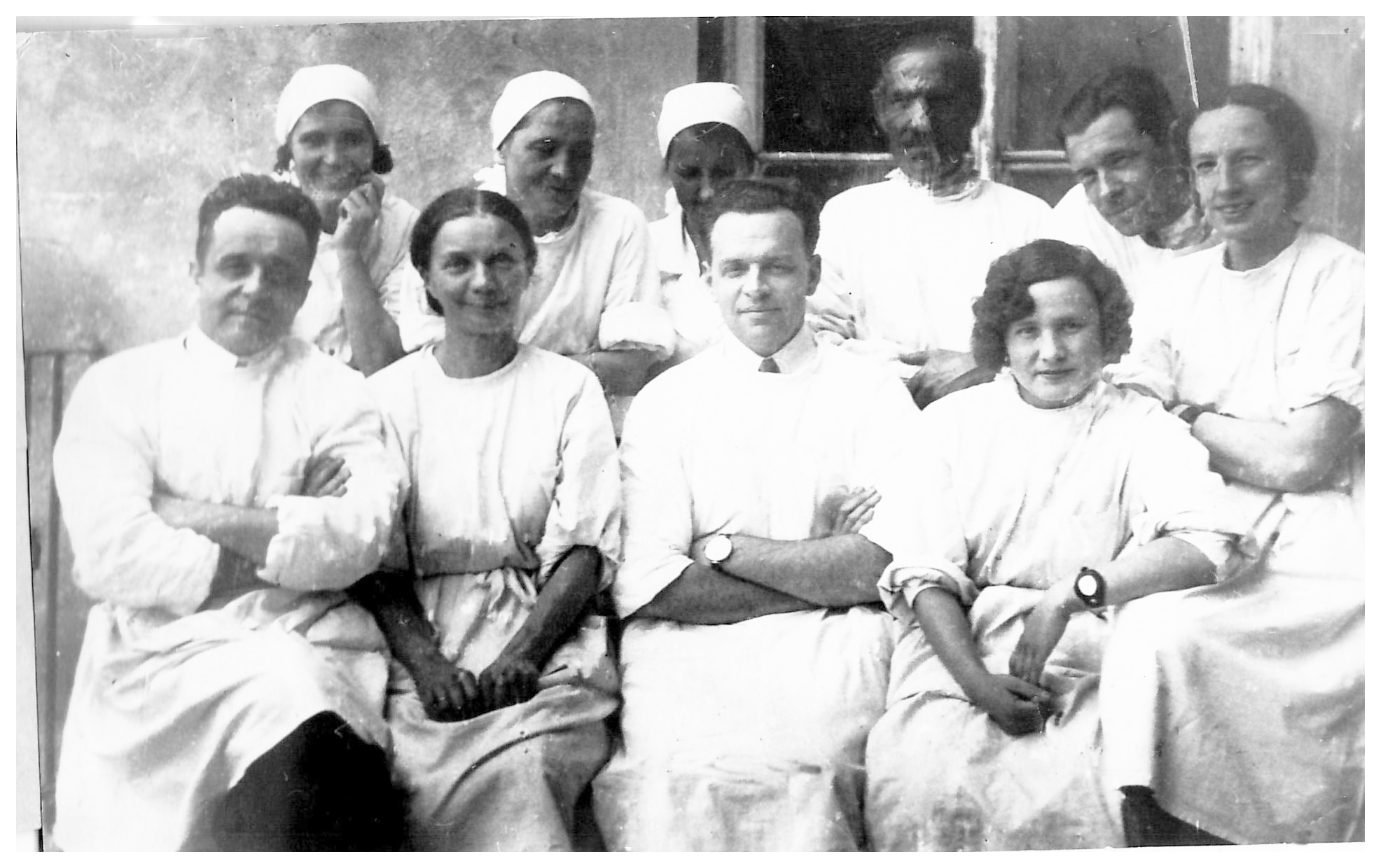 А.И. Серебров с сотрудниками, 1939-1940 гг.