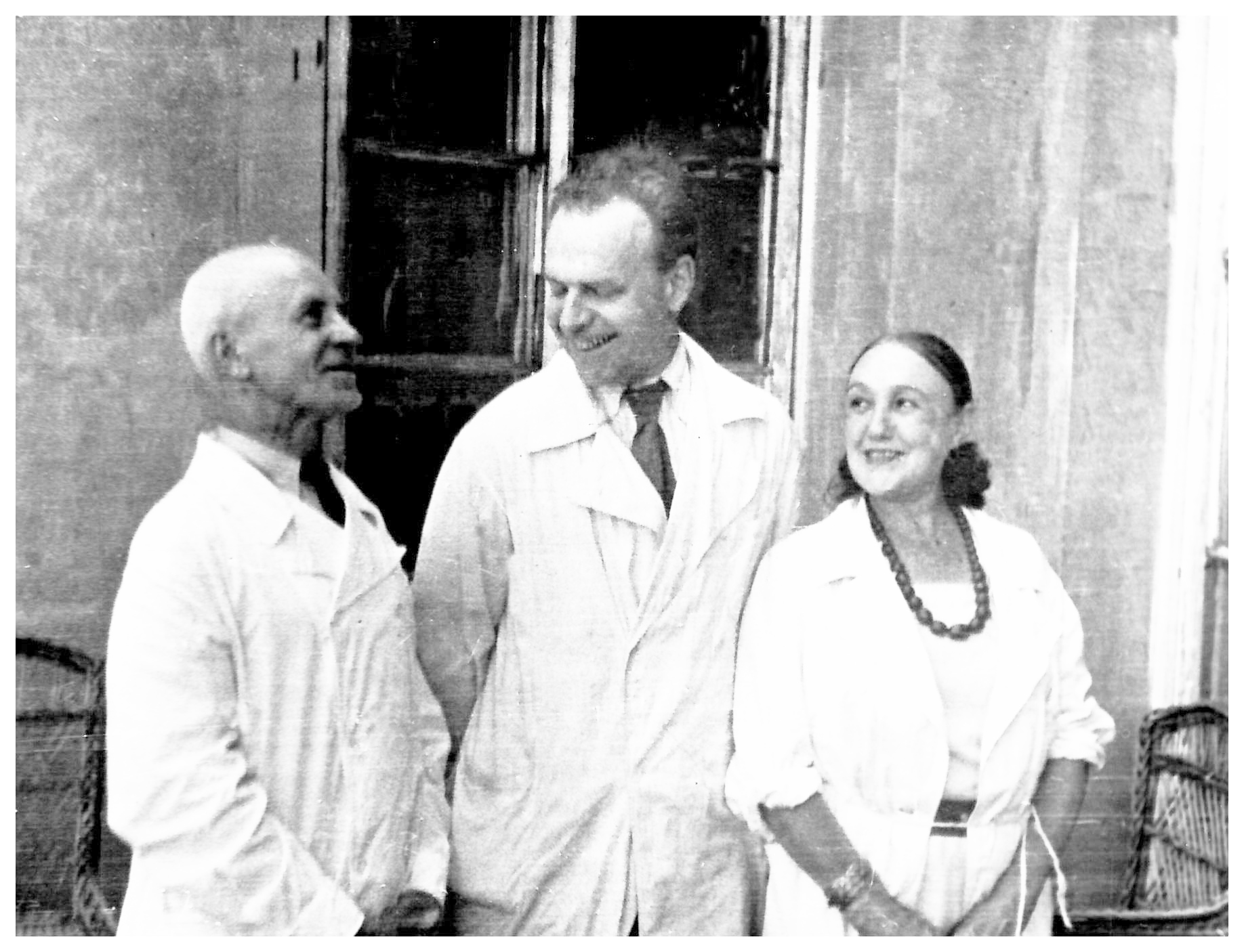 1941-1942 гг Шанин А.П., Серебров А.И., Шанина О.А