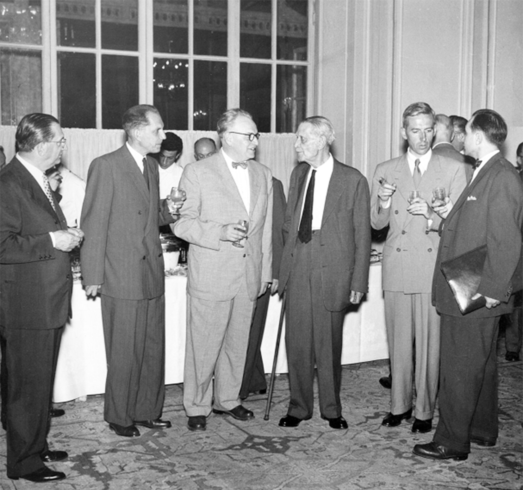 Фуршет с иностранными гостями