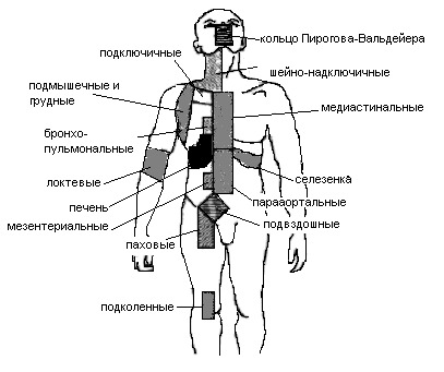 Зоны поражения