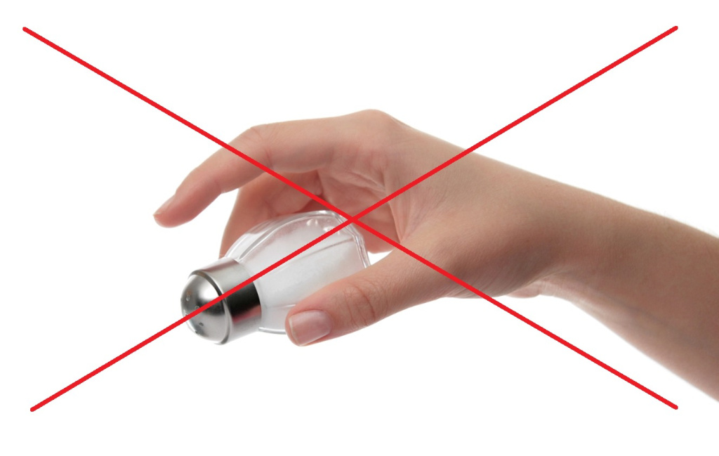 Ограничьте потребление соли