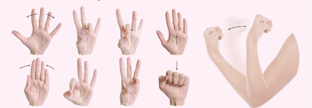 Простые кистевые упражнения