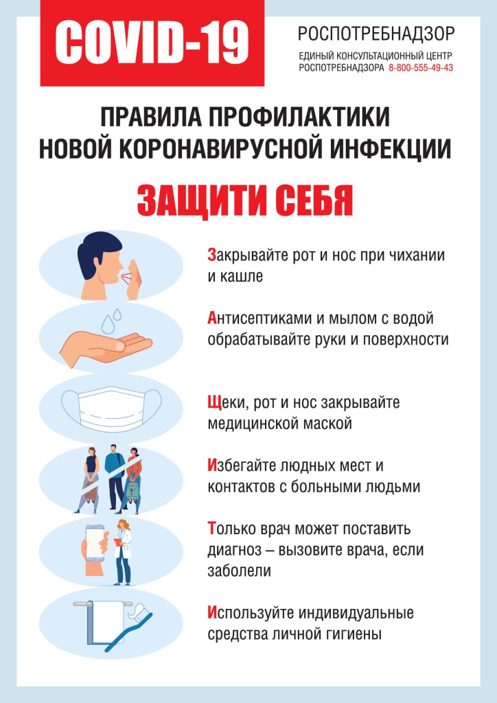 Общие правила поведения в условиях пандемии